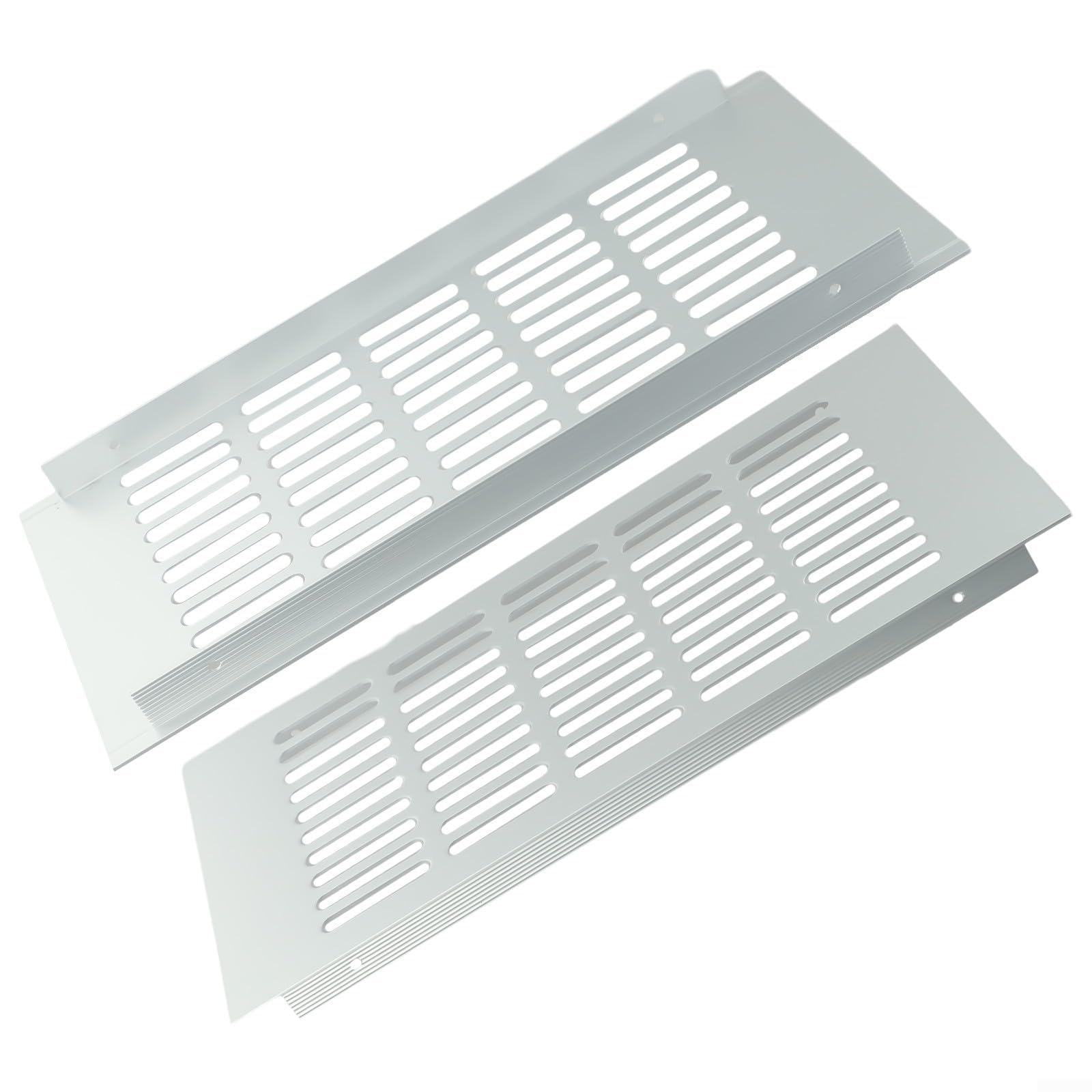 NVARUPC 150mm Rectangular Aluminum Vent Grille Cover for Cabinets Wardrobes and Enclosed Space Air Ventilation,150x300mm