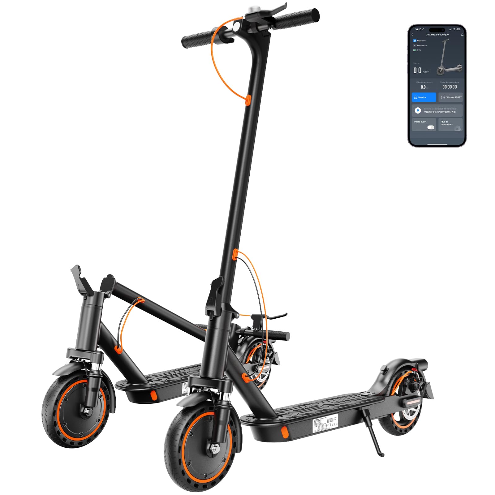 TODIMART T3 Trottinette Electrique Adulte antivol Ultra Legere