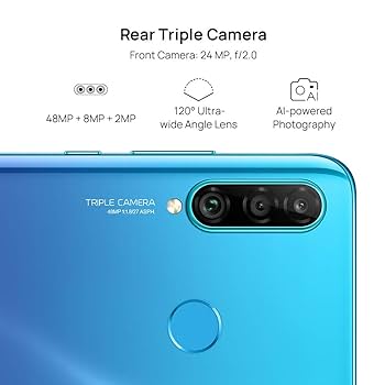 Huawei P30 Lite Dual SIM 128GB 6GB RAM 4G LTE - Peacock Blue