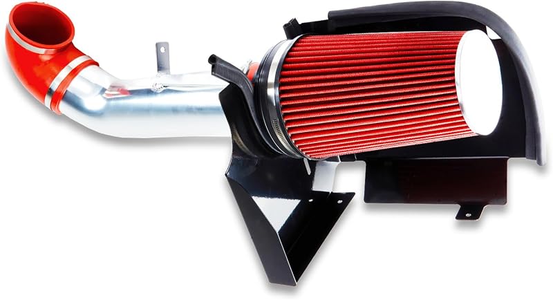 Tubo de admissão de ar frio SUNROAD 10,16 cm com filtro para Chevrolet e Cadillac – Kit com 1 unidade