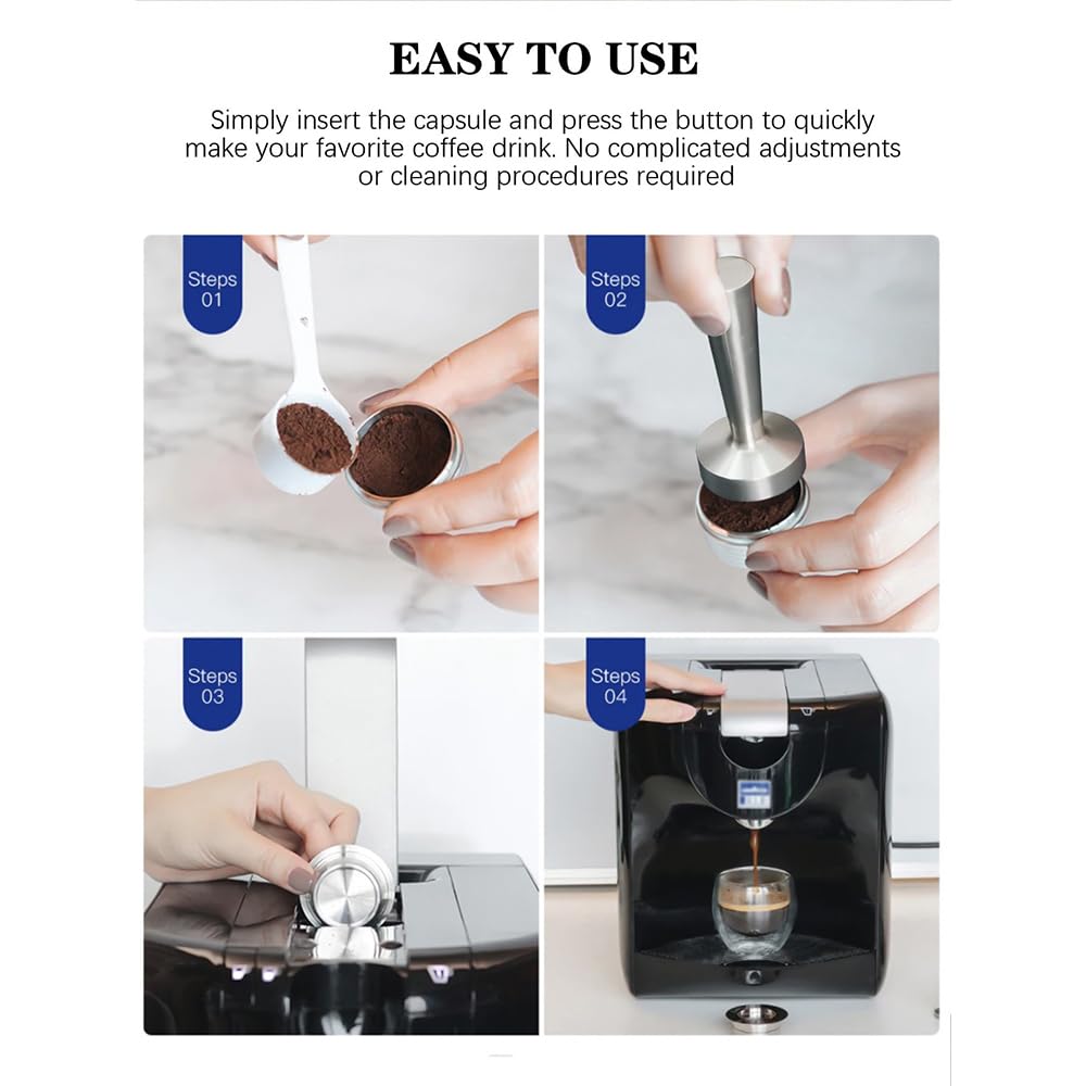 Reusable Lavazza Blue Coffee Pods - Stainless Steel -6 Reusable Lavazza Blue Coffee Pods - Stainless Steel -6