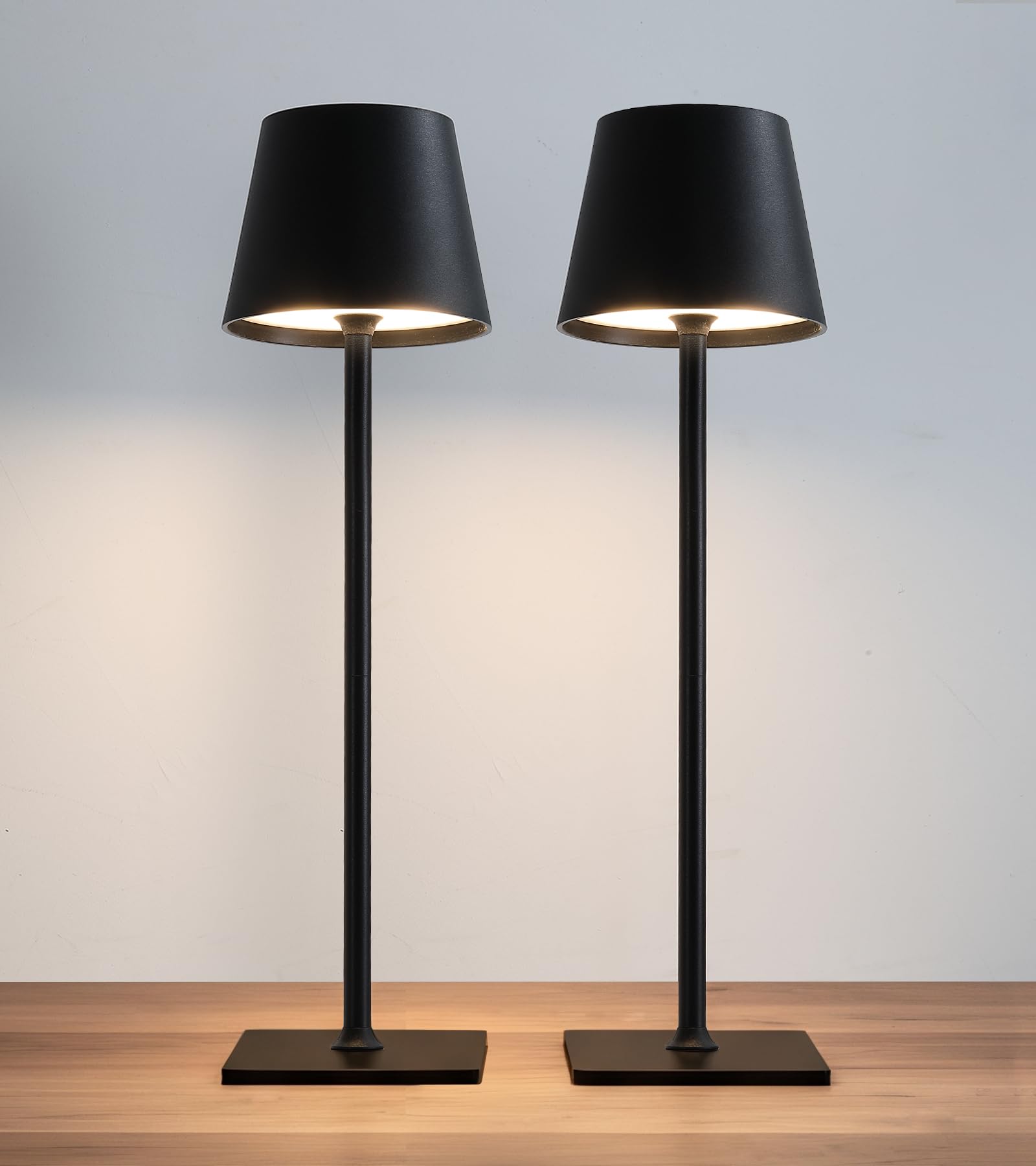 Photo 1 of [DAMAGED] AIHYING 2-Pack Cordless LED Table Lamp