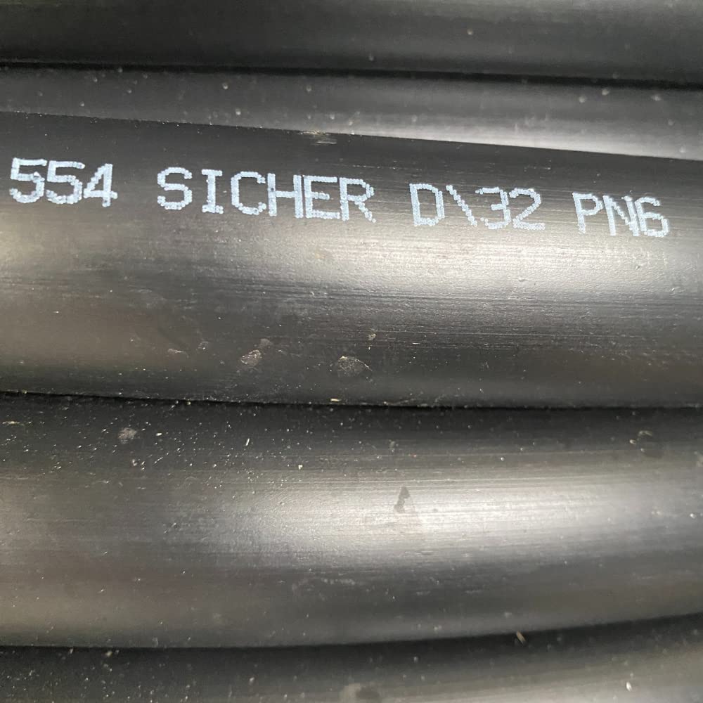 Tube en polyéthylène Ø 32 mm. PN6, rouleau de 100 m, semi-rigide à basse densité PE-BD, pour arrosage champs, jardin et jardin - Jardin facile