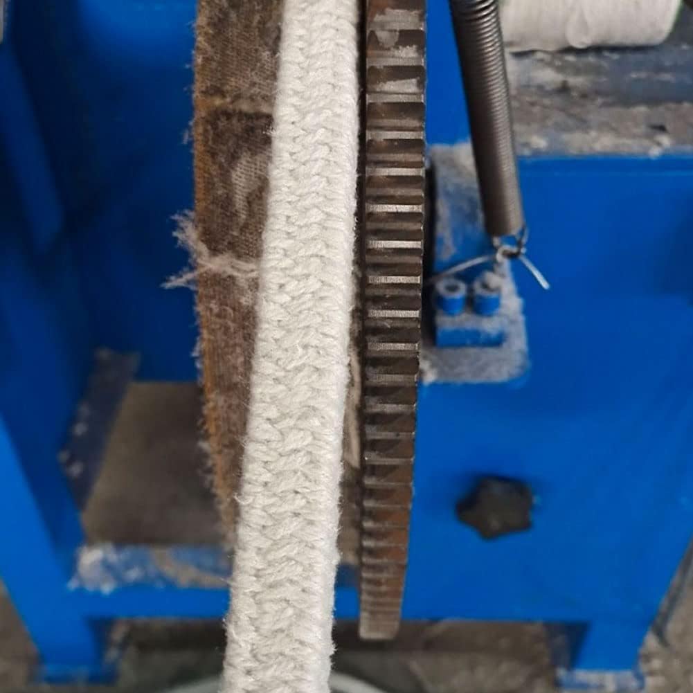 Guarnizione in fibra di ceramica ad alta temperatura per stufa, caldaia, forno, forno, guarnizione per porta del forno, diametro 16 mm