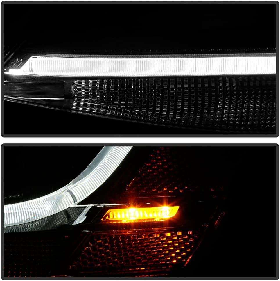 ACANII - For [Halogen Model] 2017-2018 Volkswagen Jetta w/LED DRL Headlight Headlamp Assembly Replacement Driver Side