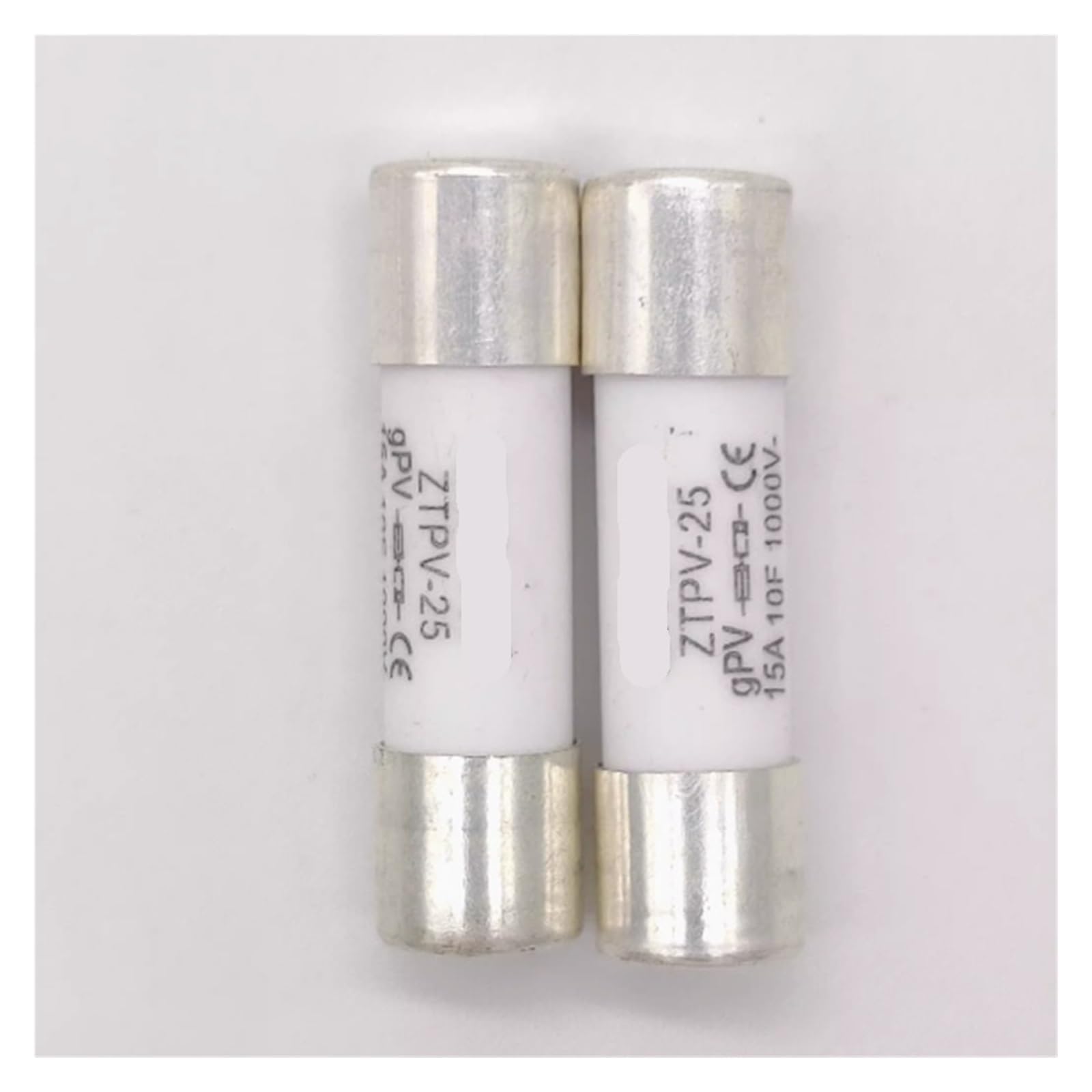 Zestaw 20 bezpieczników ZTPV25 10 A 1-30 A, uchwyt bezpiecznika ZTPV-25 DC1000 V (Ztpv25 5 szt., 20A)
