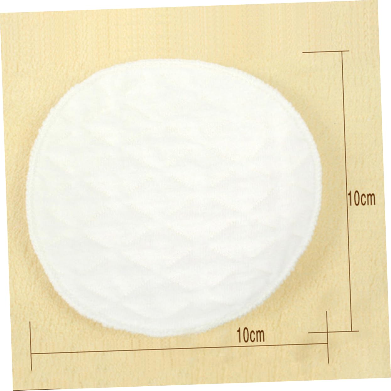 BESTonZON 100 Pcs Washable Breast Milk Pads for Leaking Reusable Cotton Nursing Pads Three-Layer Protection for Postpartum Pregnant Women