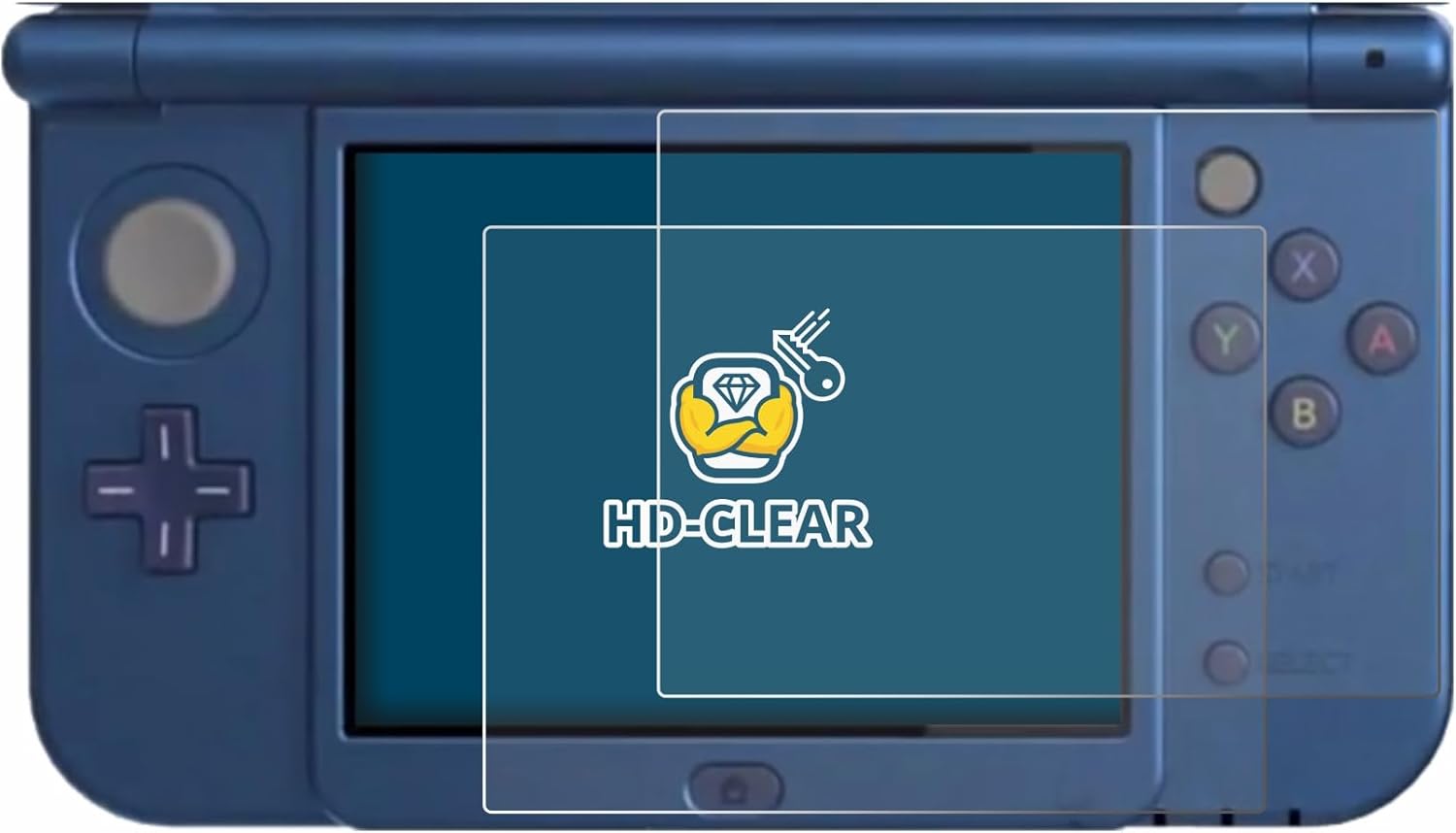 2-Pack Screen Protector Compatible with Nintendo New 3DS XL (Lower Display) - HD-Clear Protection Film
