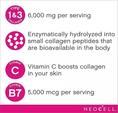 Miniatura 9 de NeoCell Super Collagen + Vitamina C y Biotina (360 unidades) para una piel, cabello, uñas y articulaciones saludables