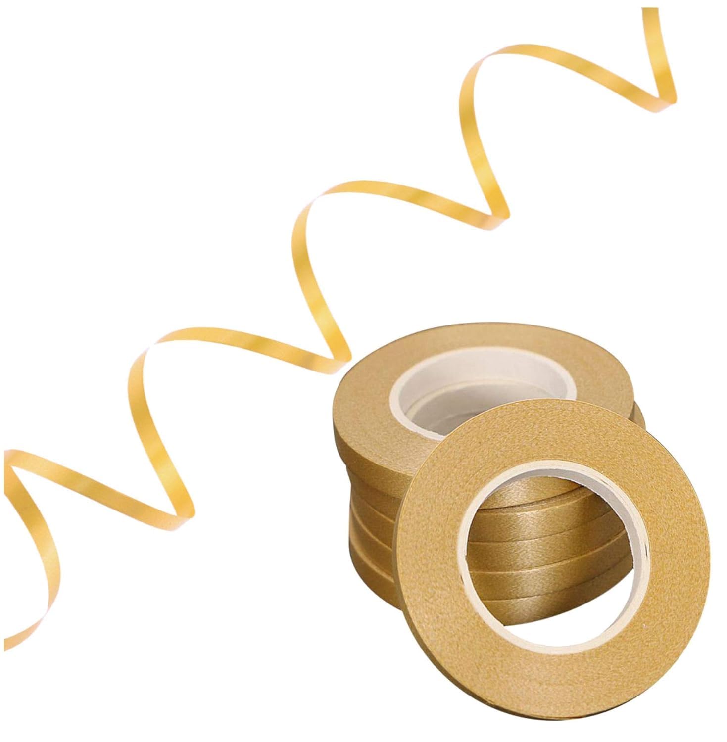 Silver Curling Ribbon - 12 Pieces for Parties & Crafts -6 Silver Curling Ribbon - 12 Pieces for Parties & Crafts -6