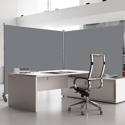 Miniatura 74 de Divisor de habitación plegable con ruedas, divisor de 6 pies de alto para separación de habitaciones, divisores y divisores móviles de habitación,