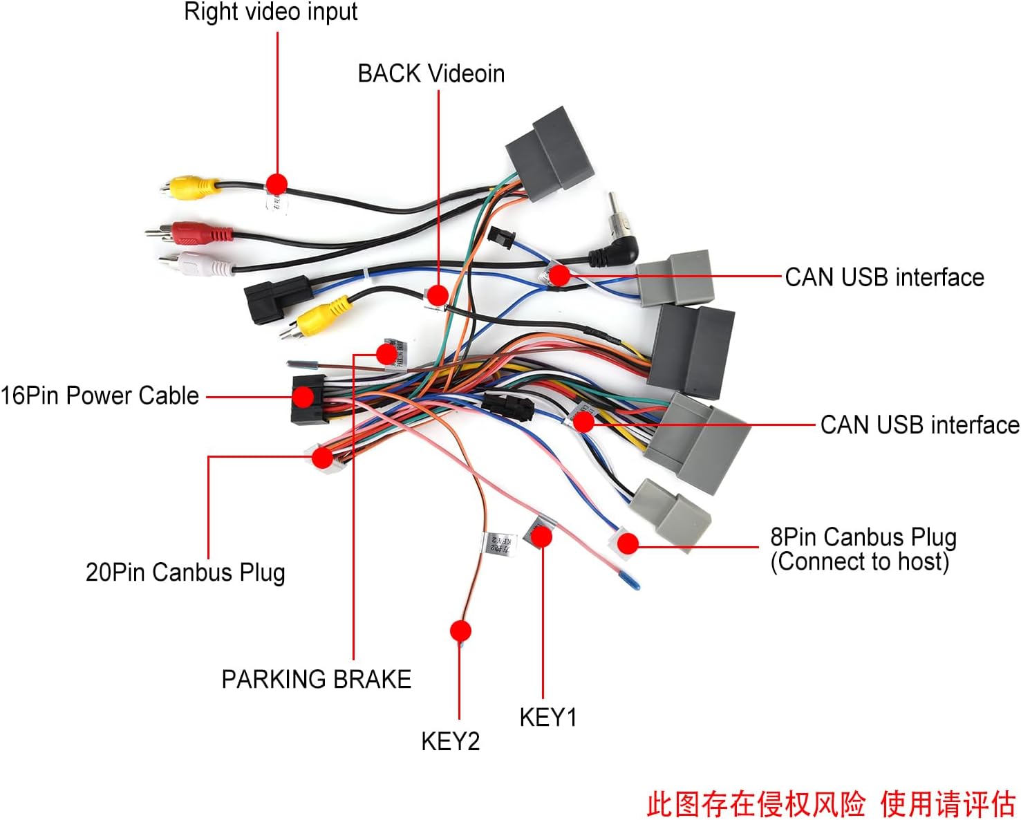 Connecting 20-pin CAN plug to Canbus box