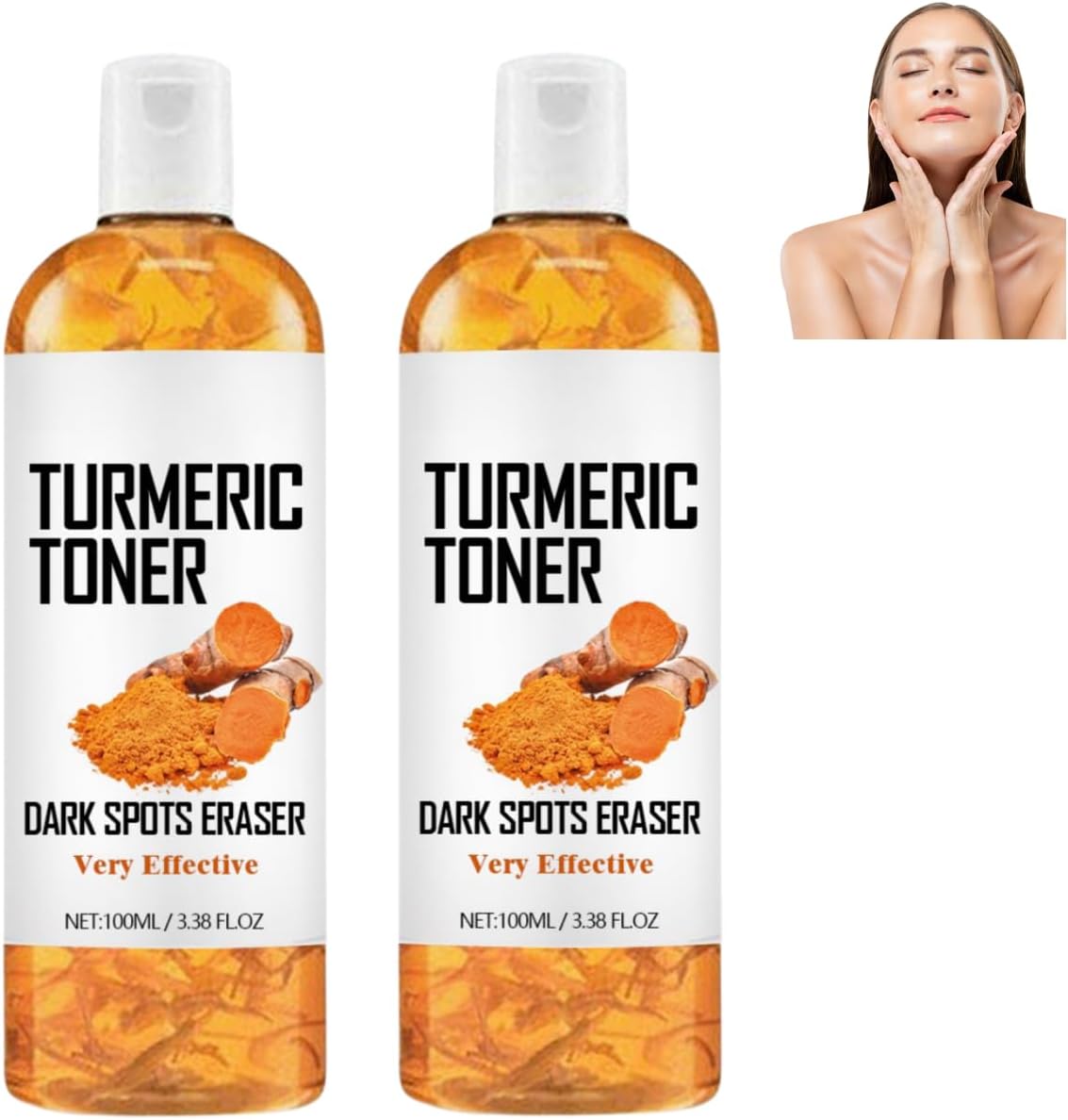 Turmeric Toner, Facial Toner for Women, Moisturizing Care Essence for Face and Neck, Turmeric Facial Essence for Women