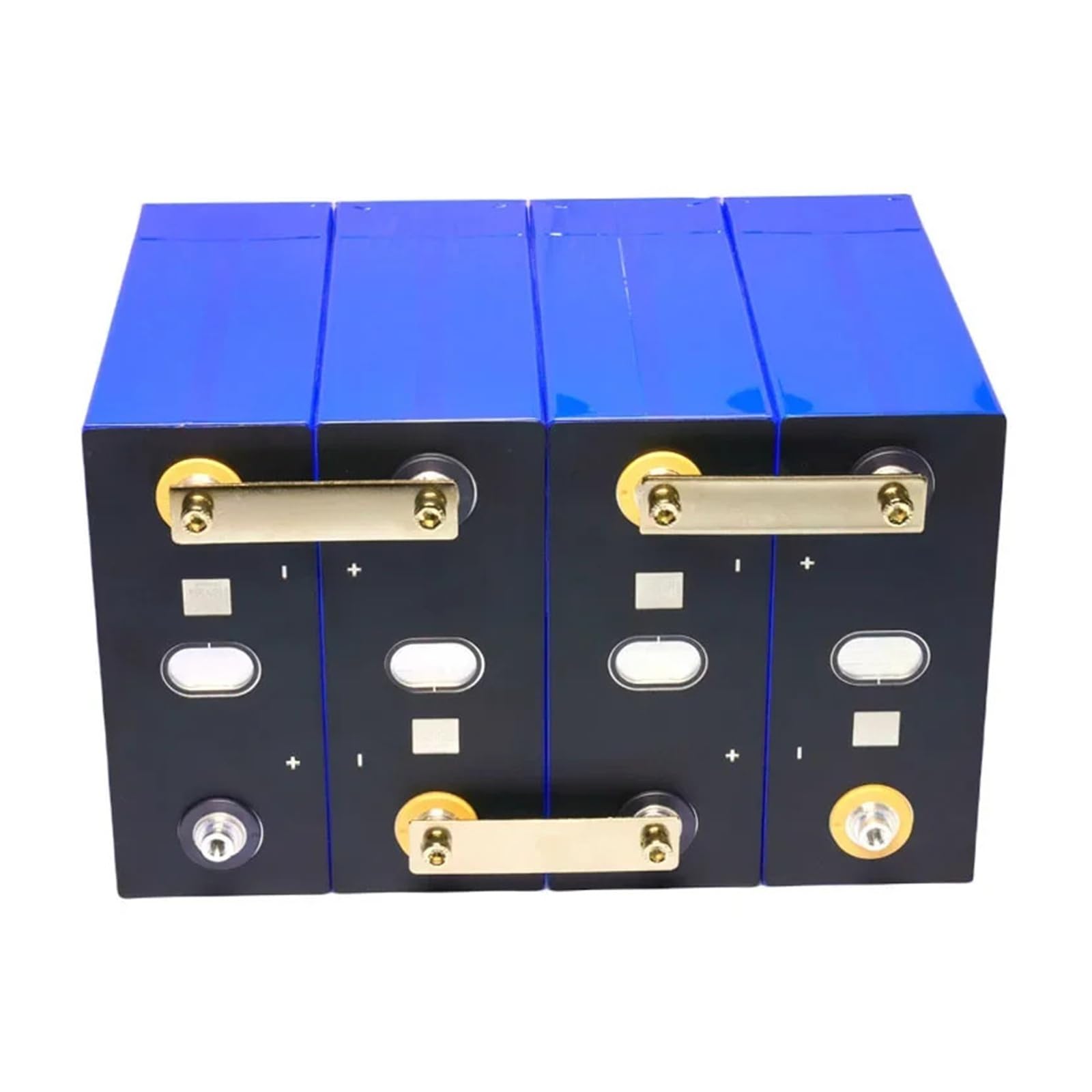 Batteria ricaricabile LiFePO4 da 3,2 V, 340 Ah, 10.000 cicli, adatta for sistemi di energia solare fai da te for roulotte e imbarcazioni da 12 V, 24 V e 48 V.(3.2V 340Ah 4pcs)