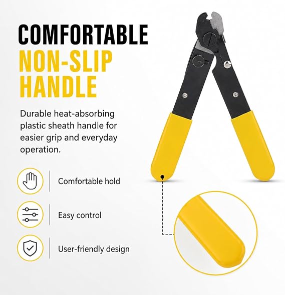 Fibre Stripping Tool, Fiber Optic Stripper, Wire Stripper High Quality Optical Fiber Cable Stripping Pliers Cutter Hand Tool for Fiber Stripping