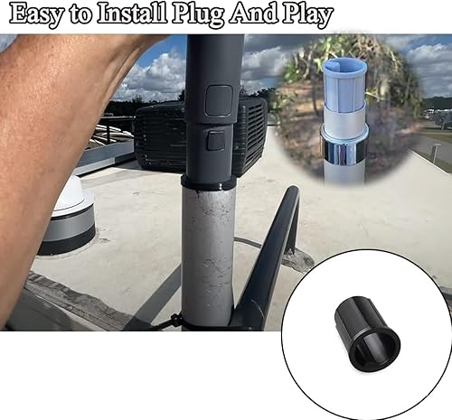 Miniatura 3 de Starlink v2 - Adaptador de plato para asta de bandera de 20 pies o mástil de bandera de telecopio Camco de 20 pies  Adaptador de diámetro interior