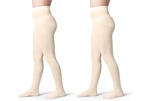 Cozy Comfort for Little Legs: Girls' Opaque Microfiber Tights