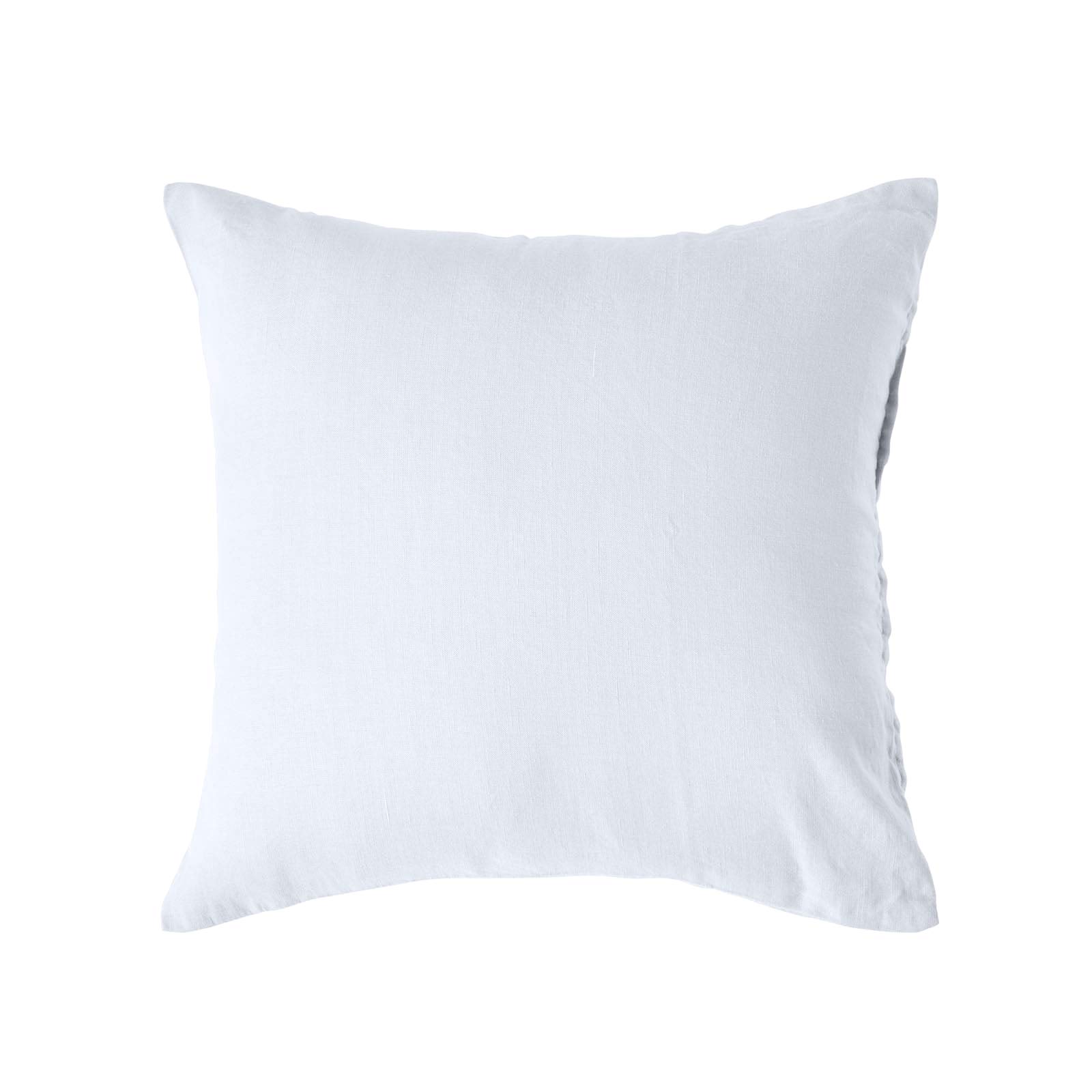 Homescapes Unisex White European Linen Pillowcase, 40 X 40 Cm In