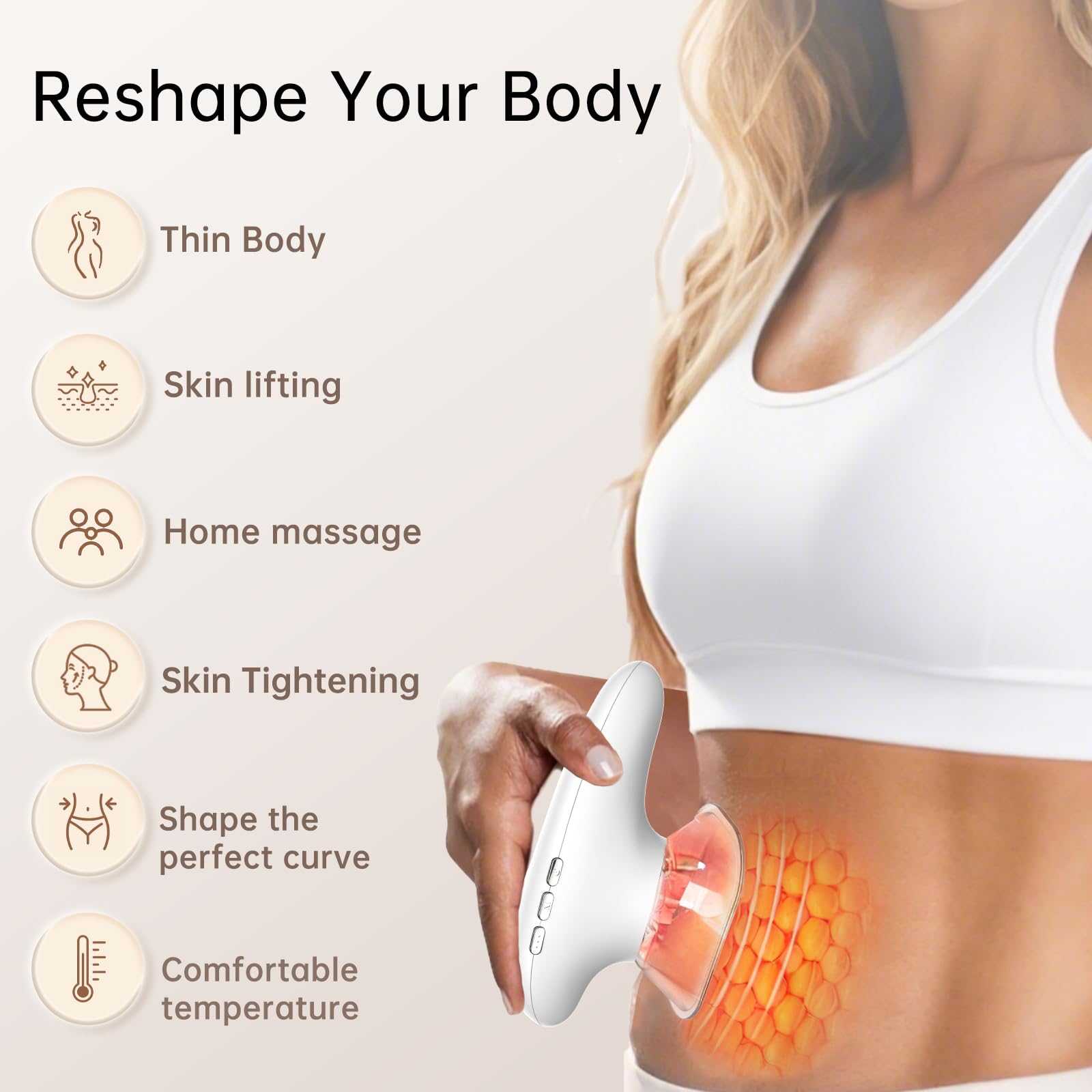 ボディ・フェイスケア 4D Full Body Shape Massager Amazon.com: CENXIGO 4 in 1 Body Sculpting Machine-Lymphatic