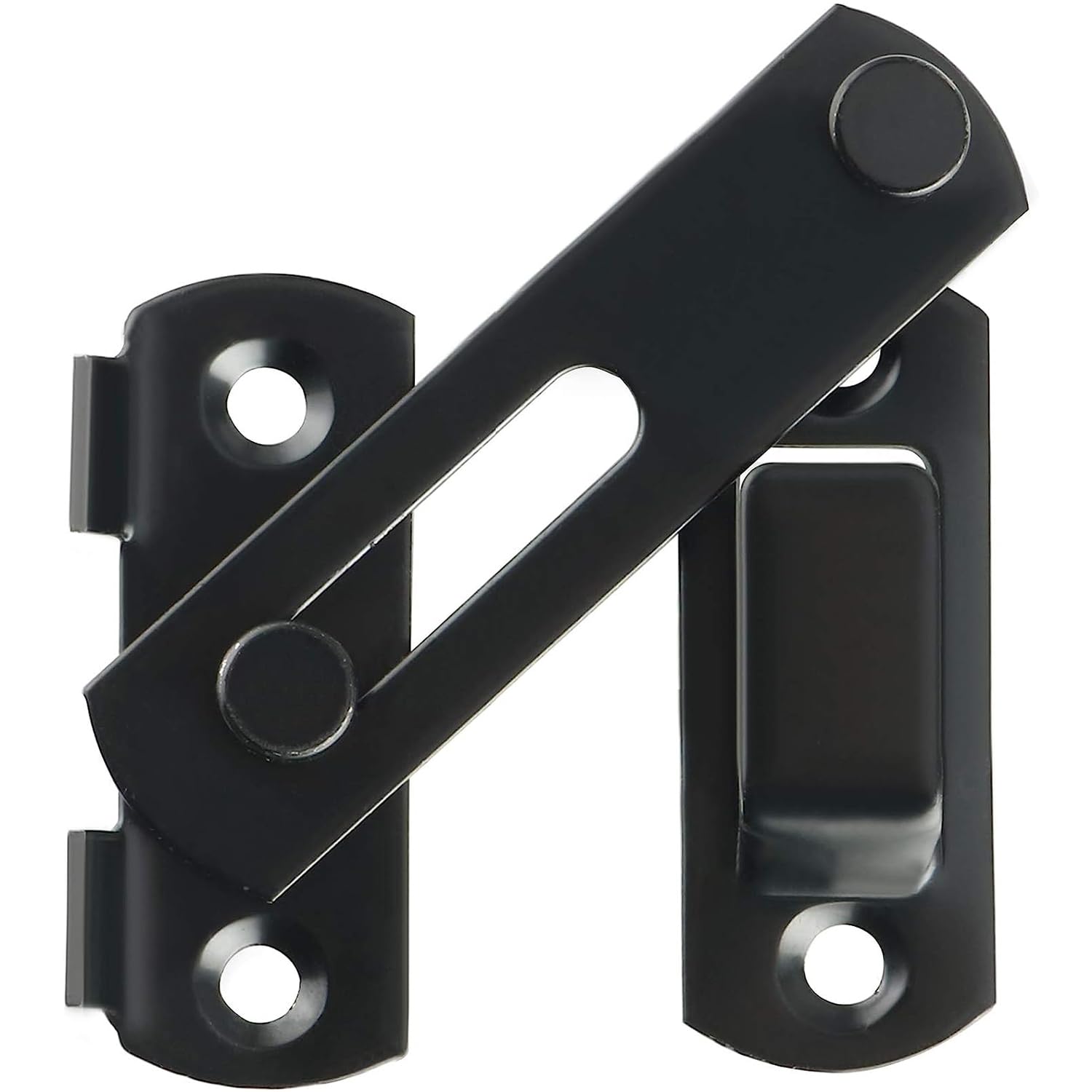 ZiYuya Flip Sliding Barn Door Lock, Stainless Steel Door Bolt Latch Buckle
