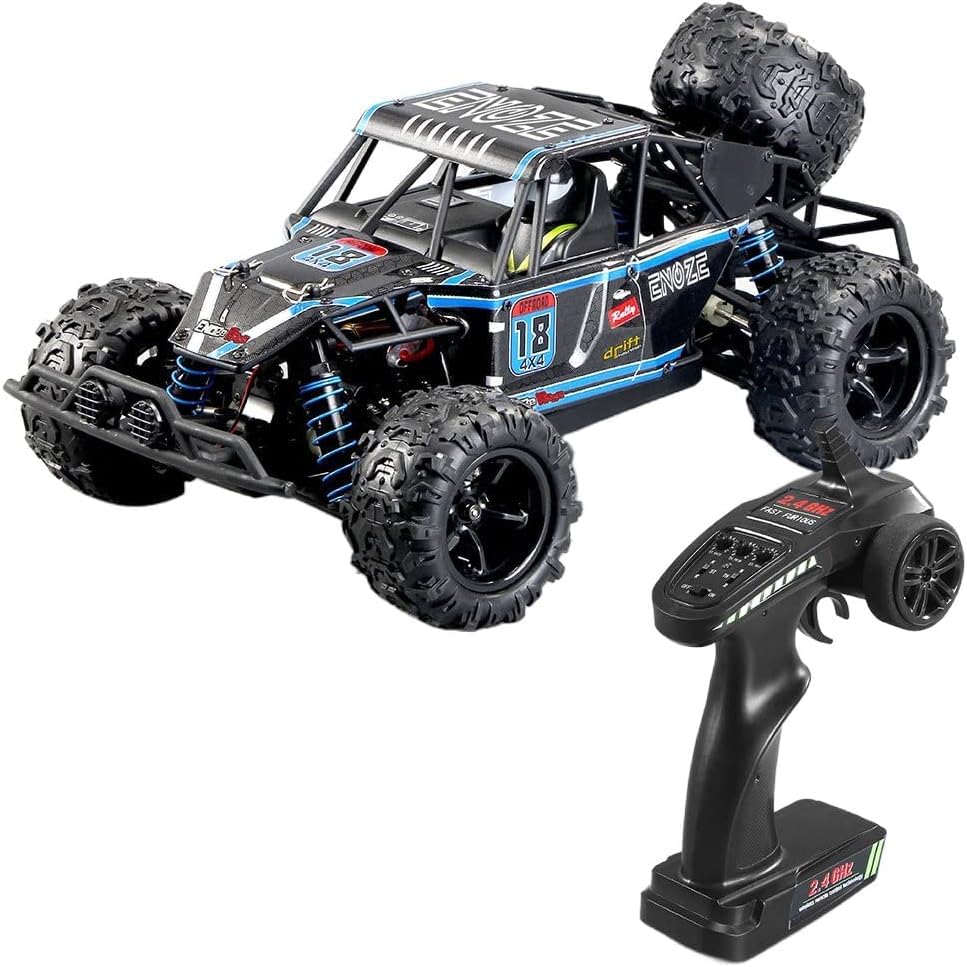 ZLSXAOASP Coche teledirigido de 2,4 GHz con tracción en Las 4 Ruedas, Potente Todoterreno, Todoterreno, Todoterreno, 40 km/h, Alta Velocidad, eléctrico, radiocontrol, Todoterreno, Monster TR