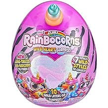 Rainbocorns Wild Elephant - 11" Collectible Plush Stuffed Animal - 10 Layers of Surprises, Unicorn Slime Mix, Nail Decals, Sparkle Sequin Heart, Ages 3+ by ZURU