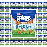 Cinnamon Graham Crackers Bug Bites, 1 Ounce Bags Each (Pack of 60), Individually Wrapped Snacks, The Hampton Popcorn & Candy Company