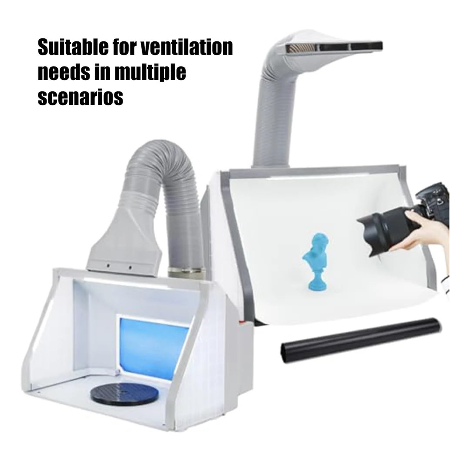 Adattatore for Tubo Piatto for Un Facile Collegamento Del Condotto Di Uscita Dei Sistemi Di Climatizzazione E Scarico