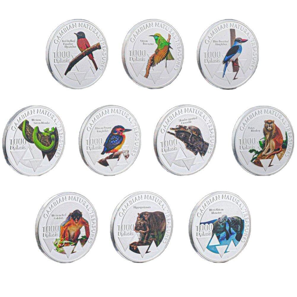 Pièces de collection d'animaux Wudaizhi pour compléter votre album numismatique