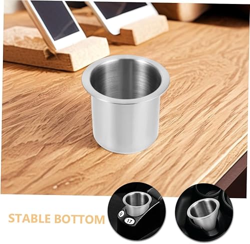 Miniatura 9 de 2 Pcs Stainless Steel Car Cup Holder Insert Stable Anti-Spill Drinks Holder for Truck Sofa Use Multifunctional Armrest Cup Support for Vehicles and