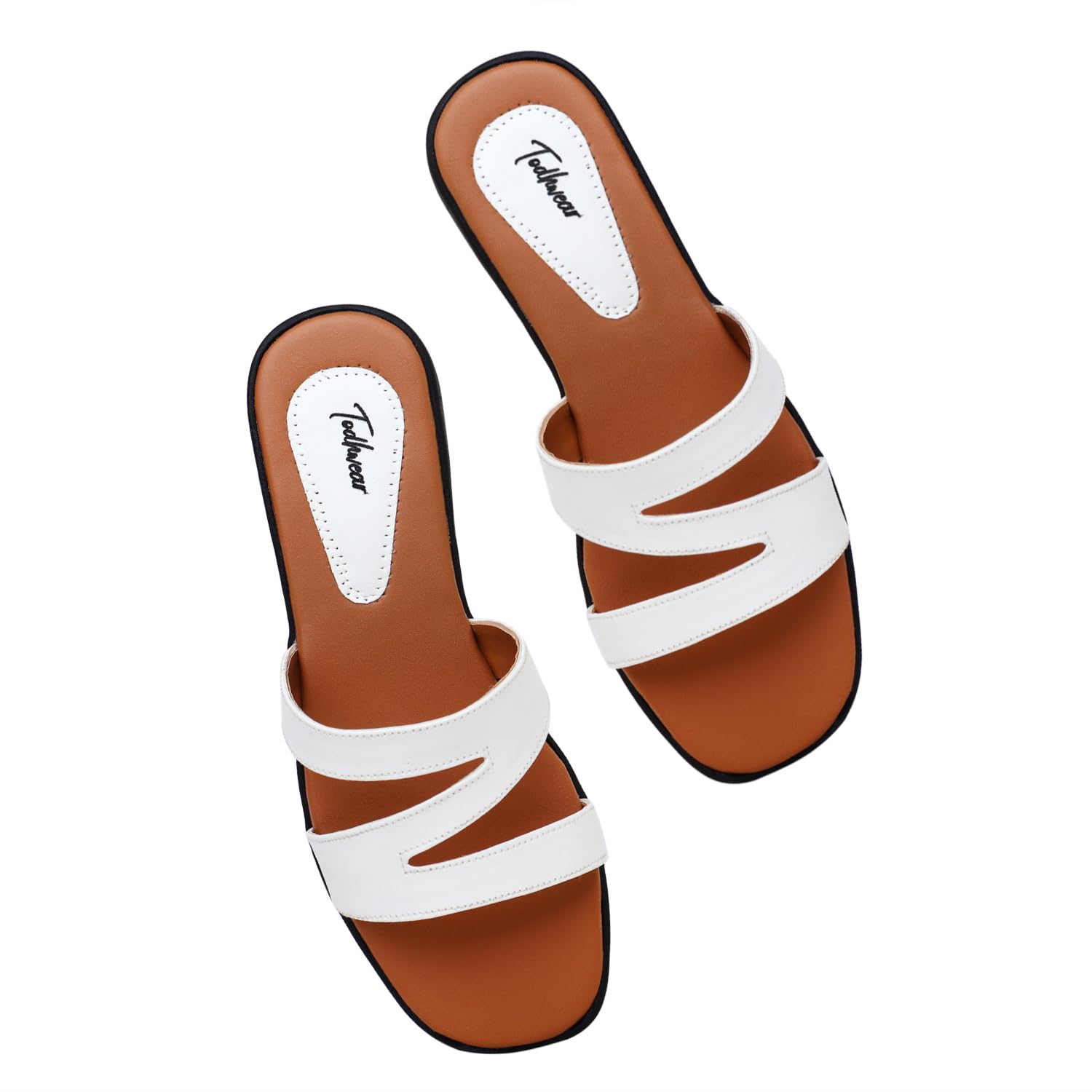 Womens Strappy Chunky slipper Low Block Square Open Toe Sandals Dress Party formal Shoes (White, 7) (B0CKTXPGGM) Amazon Price History, Amazon Price Tracker