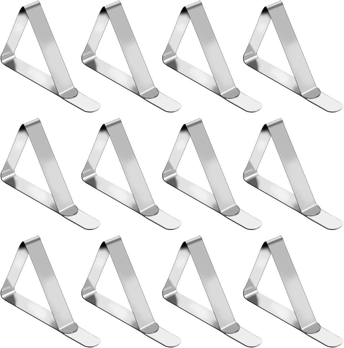 12 Pack Tablecloth Clips Stainless Steel Table Cloth Cover