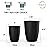 Wheat Straw Cups 6 PCS Good Alternative to Plastic Reusable Cups 12 oz Unbreakable Drinking Cup Reusable Dishwasher Safe Water Plastic Glasses Black
