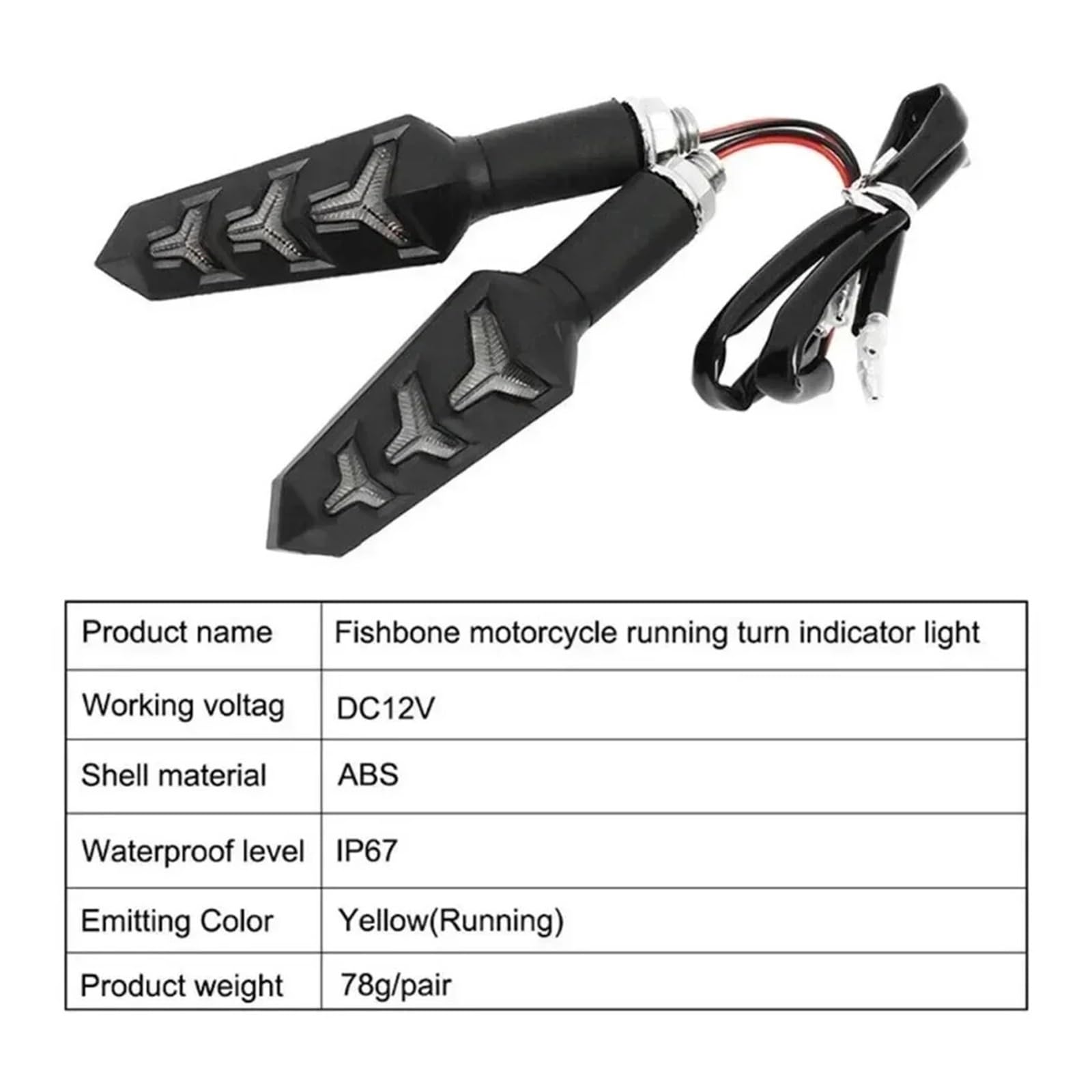 Lampada segnalazione moto Indicatori direzione 12V Indicatoris Motos