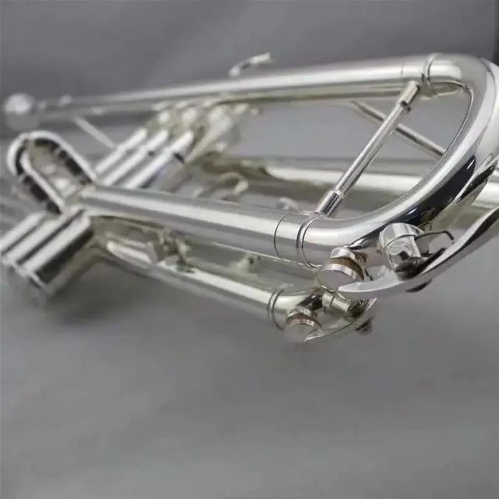 Tromba Tromba Professionale In Si Bemolle Argentata Realizzata Interamente In Argento Confortevole Al Tatto E Dal Suono Di Alta Qualità Strumento Tromba