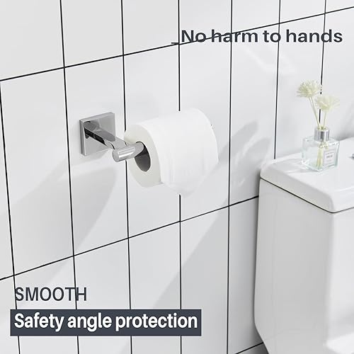 Vista 44 de KOKOSIRI Soporte de papel higiénico Dispensador de papel tisú para baño Portarrollos de baño Níquel cepillado Acero inoxidable B2005BR