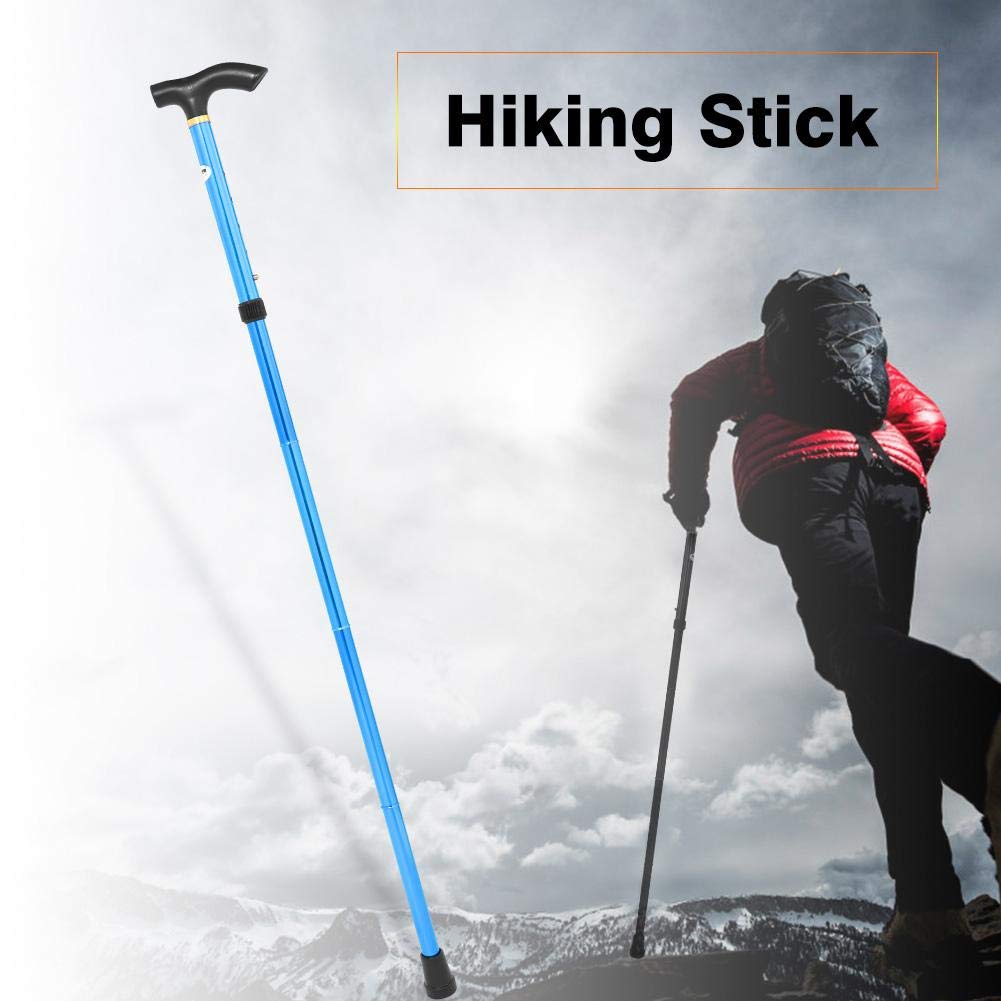 Canna da passeggio, Lega di Alluminio Telescopico Leggero Antiscivolo Passeggiata Canna Trekking Alpinismo Bastone per gli Uomini Donne Anziane Mobilità Passeggiata Bastone da Viaggio