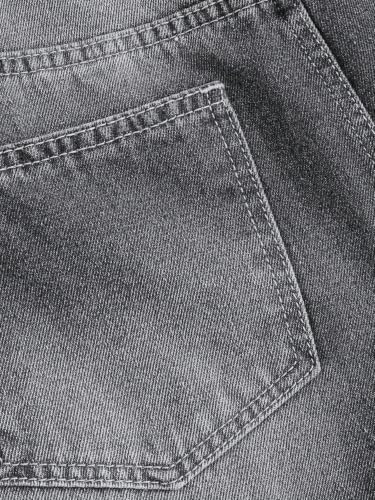 Buy Glossia Women's Wide Leg Jeans | High Rise Cotton Stretch Denim | Baggy Loose Fit Silhouette with Belt Loop 5-Pocket Design | Grey (WJ-2405_2-GY-28) at Amazon.in - Image 6