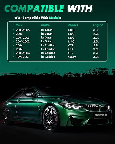 Vista 550 de SCITOO 1 bobinas de encendido con 4 bujías de iridio para Chevrolet 2011-2015 Cruze 1.4L 2016 Cruze Limited 1.4L 2012-2020 Sonic 1.4L 2013-2021 Trax