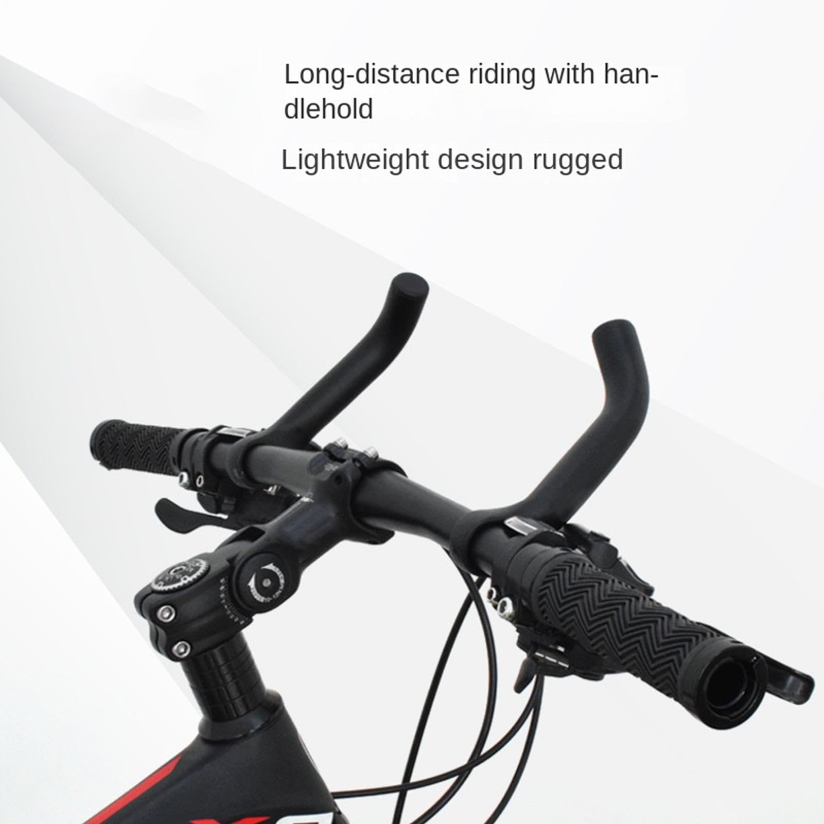 Generico Prolunga Manubrio | Ricambio estremità Impugnatura 21.5-22.2mm per Bicicletta | Terminali di Manubrio Cyclette,per Viaggi su Strada Montagna, Offroad, Escursioni, Campeggio, Trail