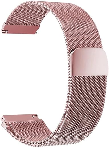 Colorcase Smart Watch Metal Strap 20mm Compatible with Timex Analog Twhg03smu26 Smart Watch - Metal Chain Strap Band