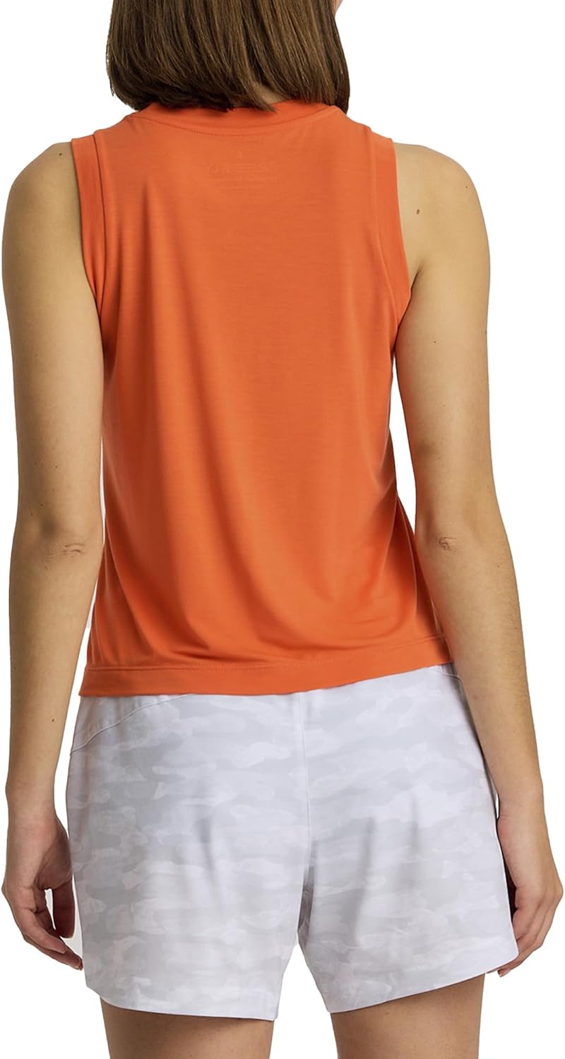 Free Fly Women's Elevate Lightweight Tank - UPF 25+ Sun Protection, Yoga Shirts for Women, Loose Fit Sleeveless Workout Tops - Image 2