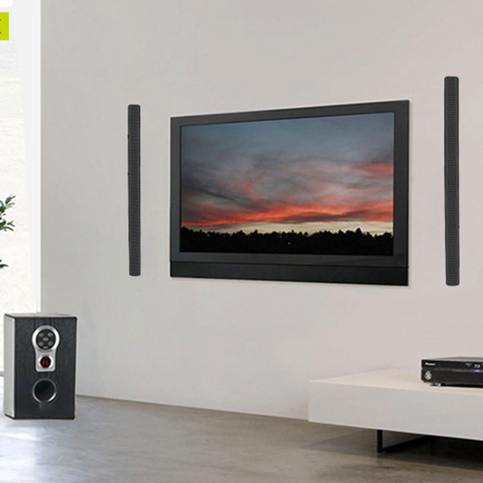 Barre de son passive avec caisson de basses améliore les basses et les haut-parleurs passifs pour l'amélioration des jeux sur PC avec caisson de basses