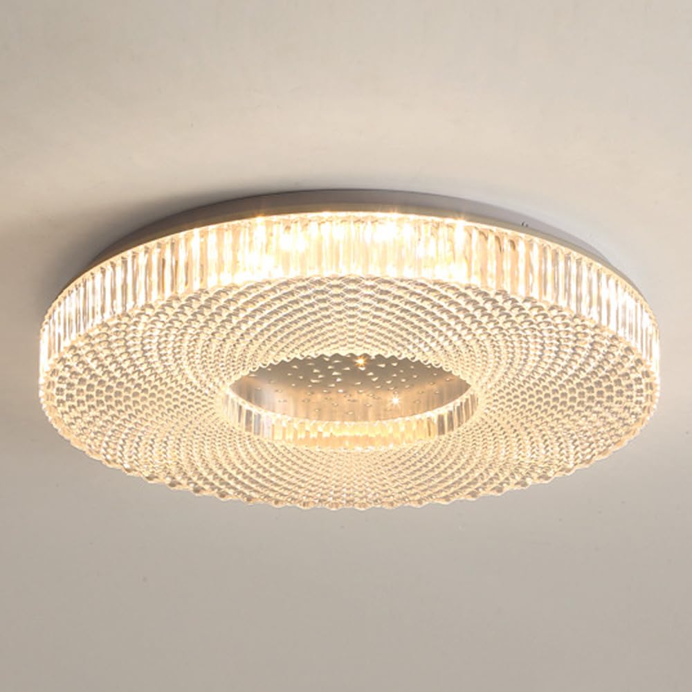 Dimmbare LED-Unterputz-Deckenleuchte, 3000 K–6000 K, wählbar, Moderne, runde, deckennahe Beleuchtungskörper, minimalistische Deckenleuchte für Schlafzimmer, Küche, Flur, Waschküche