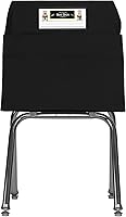 Vista 1 de Seat Sack Bolsillo de Almacenamiento Grande para Silla de 17", Negro - Perfecto Organizador de Bolsillo Sobre la Silla para Sillas y Escritorios