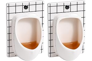 Set of 2 Ceramic Urinal Shot Glasses