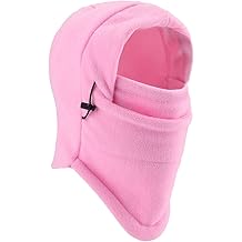 Kids Winter Hats Balaclava Ski Mask Windproof Warm Adjustable with Fleece Lining Hat for Boys Girls