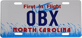 First in Flight OBX North Carolina 6"x12" Aluminum License Plate Tag