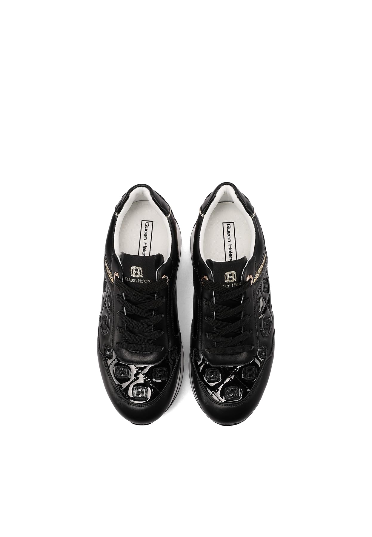 QUEEN HELENA Damskie buty sportowe na platformie X34-47