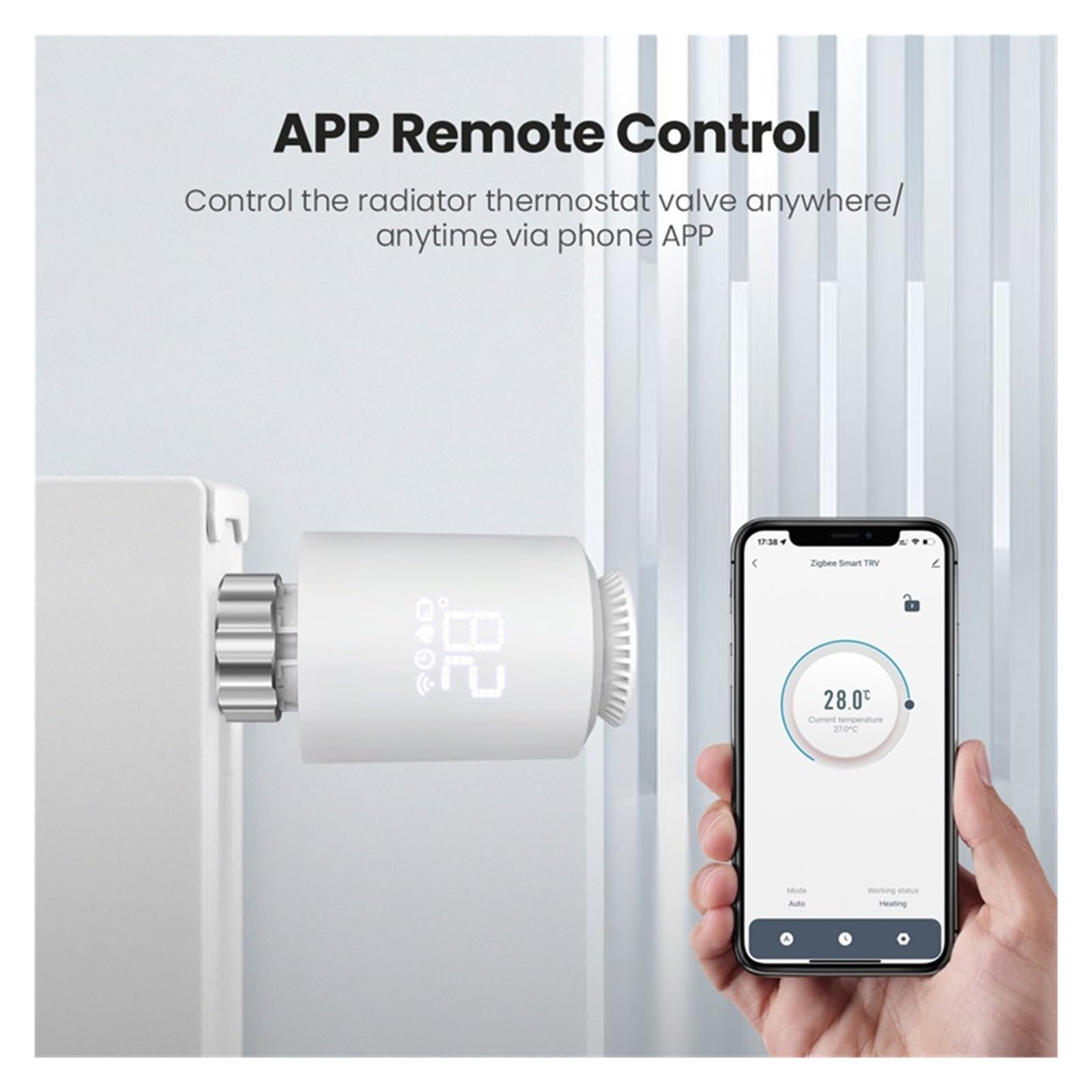 Supporto For Regolatore Di Temperatura Della Valvola Termostatica Smart TRV Del'attuatore Del Radiatore Tuya ZigBee Risparmia Sui Costi Di Riscaldamento Energetico